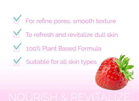 Moira - Refreshing Strawberry Facial Scrub