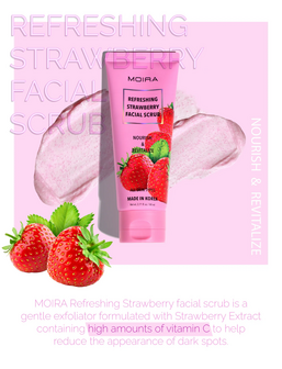 Moira - Refreshing Strawberry Facial Scrub