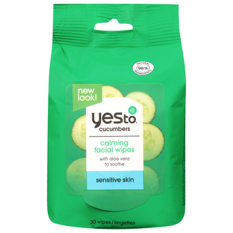 Yes To Cucumbers - Calming Facial Wipes - 30 Wipes