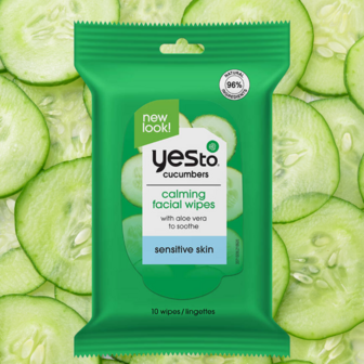 Yes To Cucumbers - Calming Facial Wipes - 10 Wipes