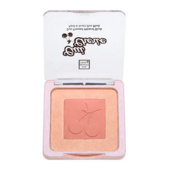 The Beauty Crop - Oui Cherie - Duo Pressed Mineral Blush - VEGAN - Peach Paris