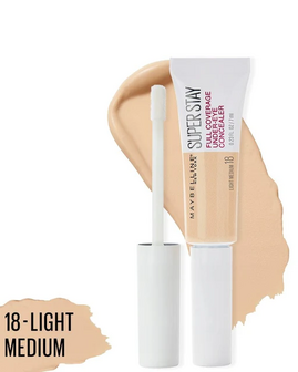 Maybelline SuperStay Full Coverage Under-Eye Concealer - 18 Light Medium