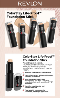 Revlon ColorStay Life-Proof Foundation Stick - 240 - Medium Beige