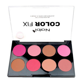 Nabi Color Fix Blush Palette - 8 Tinten Blush - 28 g