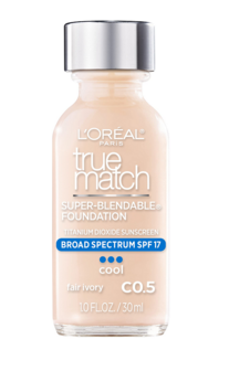 L&#039;Or&eacute;al Paris True Match Super Blendable Makeup Foundation - C0.5 - Fair Ivory