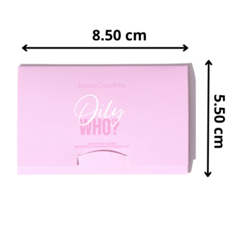 Beauty Creations Oily Who? Blotting Paper - Original Pink