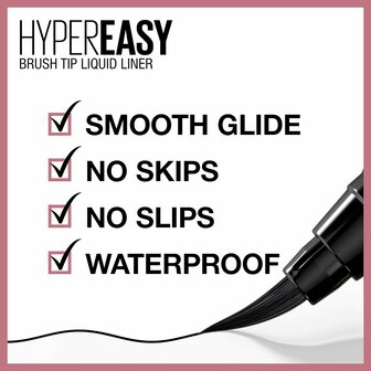 Maybelline Hyper Easy Eyeliner - 002 Deep Brown - Eyeliner - 0.5 g