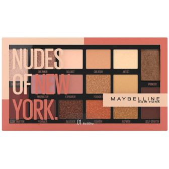 Maybelline Nudes of New York Eyeshadow Palette - 16 Neutrale Kleuren