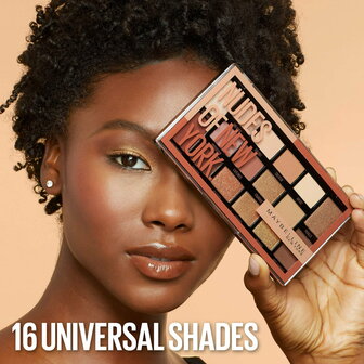 Maybelline Nudes of New York Eyeshadow Palette - 16 Neutrale Kleuren