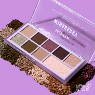 Moira Pressed Pigments Palette - 06 - Wineberry - VEGAN - Korean Beauty - Oogschaduwpalette - 9 g