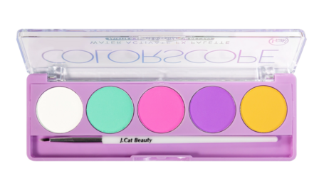 J. Cat Beauty - Colorscope Water Activate FX Eyeshadow Palette - CSP103 Bright Pastel