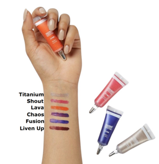 Models Own - LIP GUNK - 05 Liven Up - Lip Paint Kit - Metallic - Lipstainset