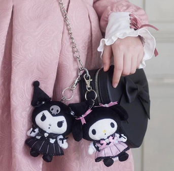 Sanrio - Kuromi - Mini Knuffel - Lolita Prinsessenjurk