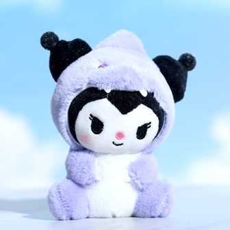 Sanrio - Kuromi - Mini Knuffel - Dinosaurus Pyjama - Tashanger