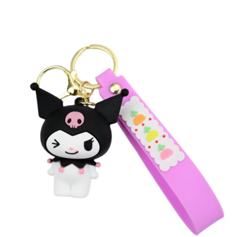 Sanrio - Kuromi - Knipoog - Tashanger