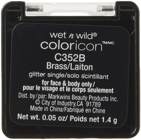 Wet 'n Wild Color Icon Glitter Single - Face and Body  - C352B Brass