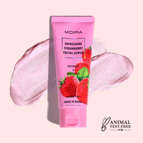 Moira - Refreshing Strawberry Facial Scrub