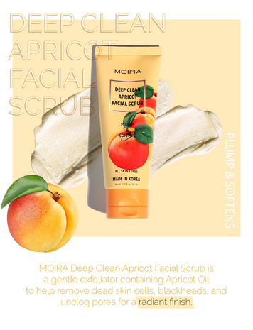 Moira - Deep Clean Apricot Facial Scrub