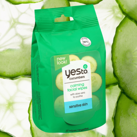 Yes To Cucumbers - Calming Facial Wipes - 30 Wipes