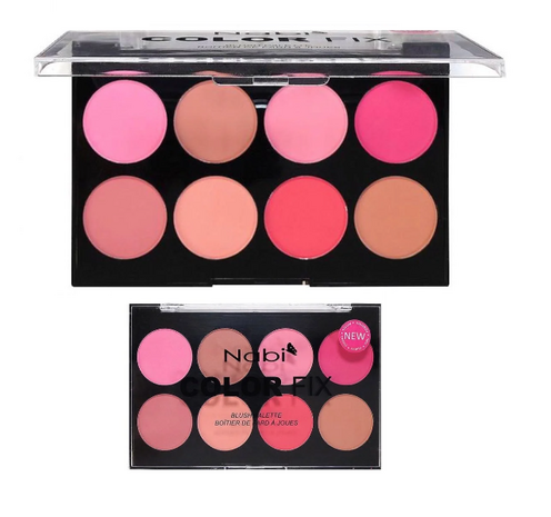 Nabi Color Fix Blush Palette - 8 Tinten Blush - 28 g