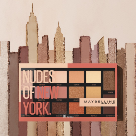 Maybelline Nudes of New York Eyeshadow Palette - 16 Neutrale Kleuren