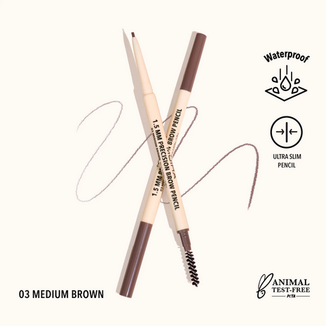 Moira Precision Brow Pencil - 03 Medium Brown