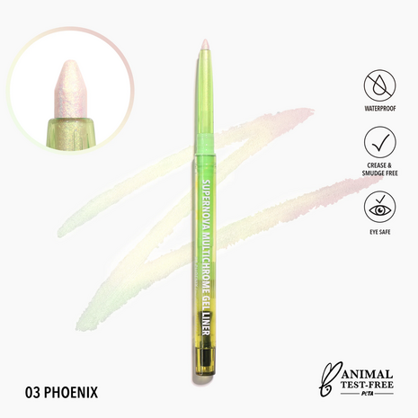 Moira Supernova Multichrome Gel Liner - 03 - Phoenix - VEGAN - Eyeliner - 0.26 g