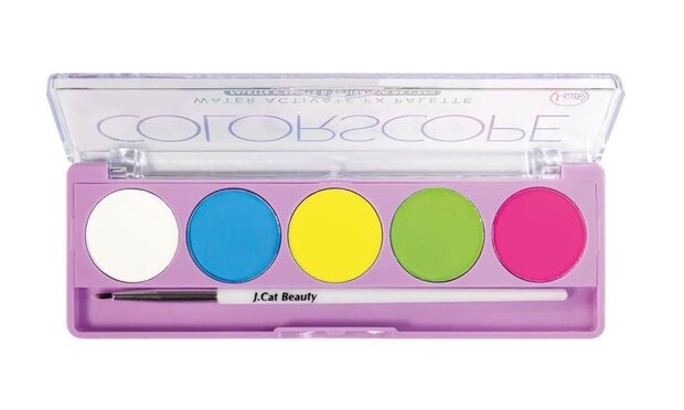 J. Cat Beauty - Colorscope Water Activate FX Eyeshadow Palette - CSP102 Bright 