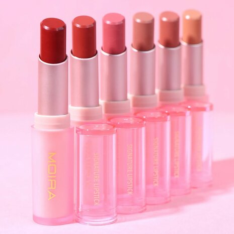 Moira - Signature Lipstick - 03 - Peach Nude - VEGAN - Lippenstift - 3,2 g