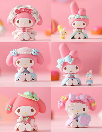 Sanrio - My Melody - Serie Pyjamas Sweetheart - Mini Figure