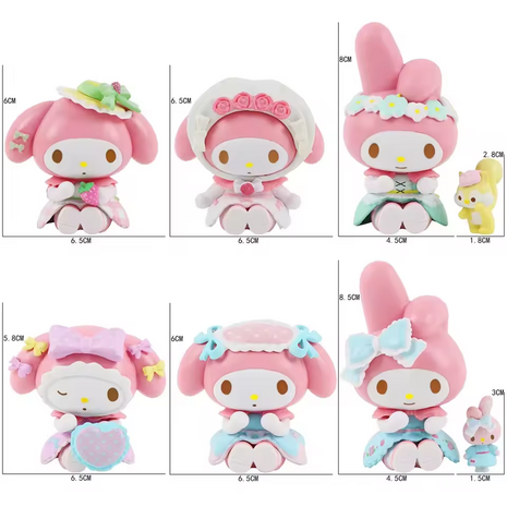 Sanrio - My Melody - Serie Pyjamas Sweetheart - Mini Figure