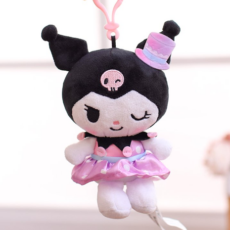 Sanrio - Kuromi - Mini Knuffel - Sweet Look - Tashanger