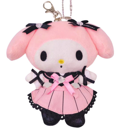 Sanrio - My Melody - Mini Knuffel - Lolita Prinsessenjurk - Tashanger