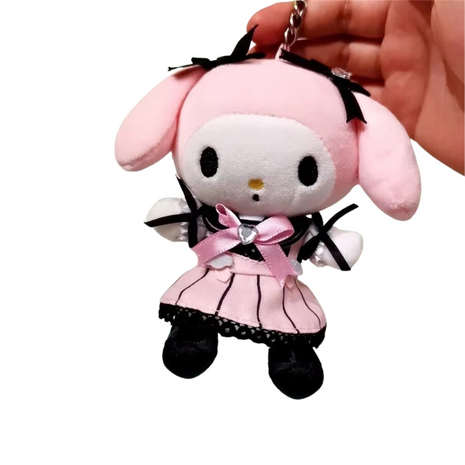 Sanrio - My Melody - Mini Knuffel - Lolita Prinsessenjurk - Tashanger